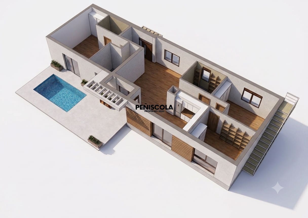 2 slaapkamer Villa te koop in Peniscola met zwembad garage - € 475.000 (Ref: 9987235)