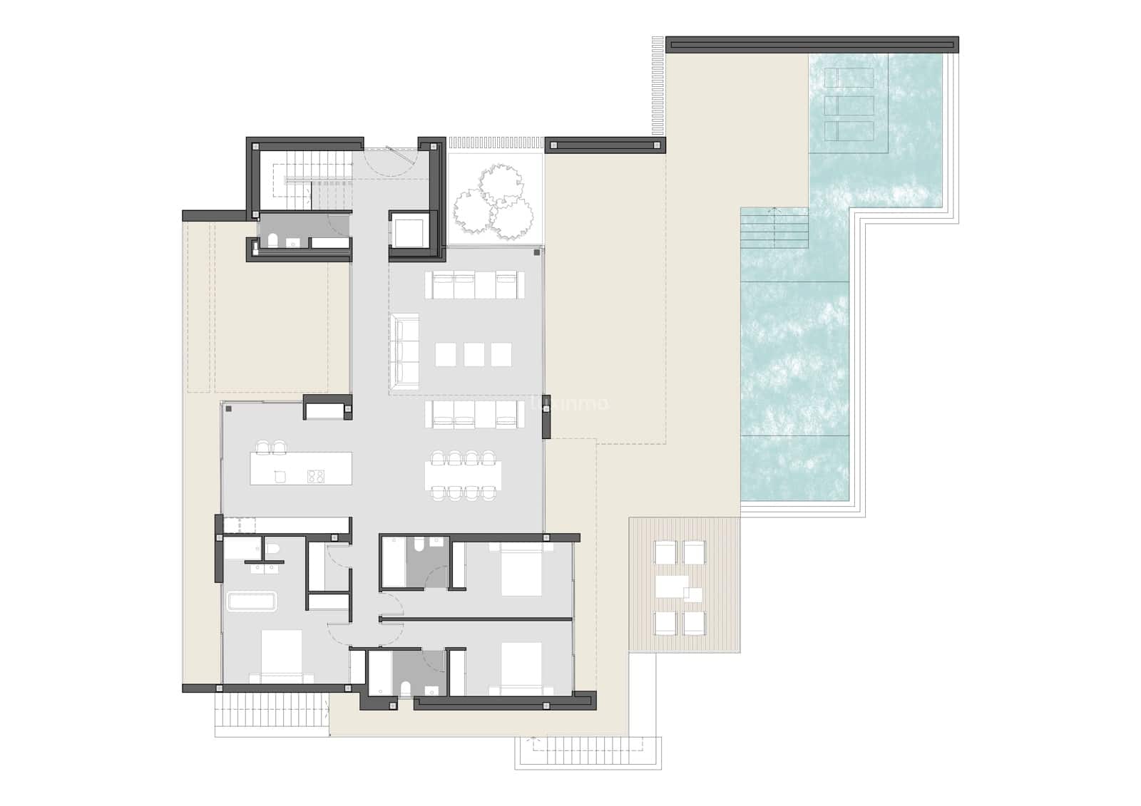 4 quarto Moradia para venda em Teulada com piscina garagem - 3 950 000 € (Ref: 10007588)