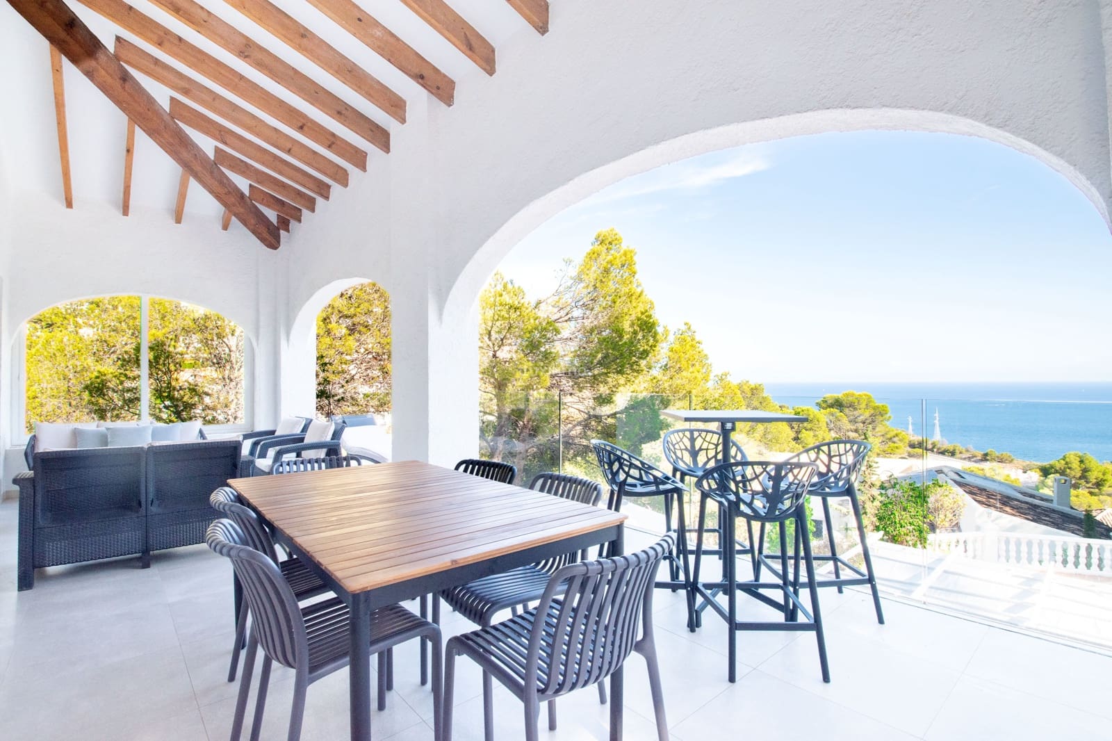 5 sypialnia Willa do wynajęcia w Altea z basenem garażem - 5 500 € (Ref: 10007949)