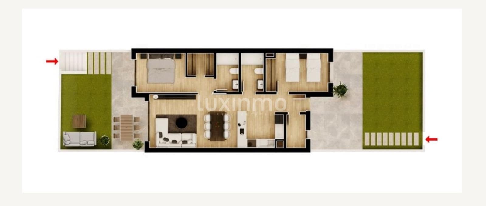 2 soverom Leilighet til salgs i Monforte del Cid med svømmebasseng garasje - € 240 000 (Ref: 10079276)