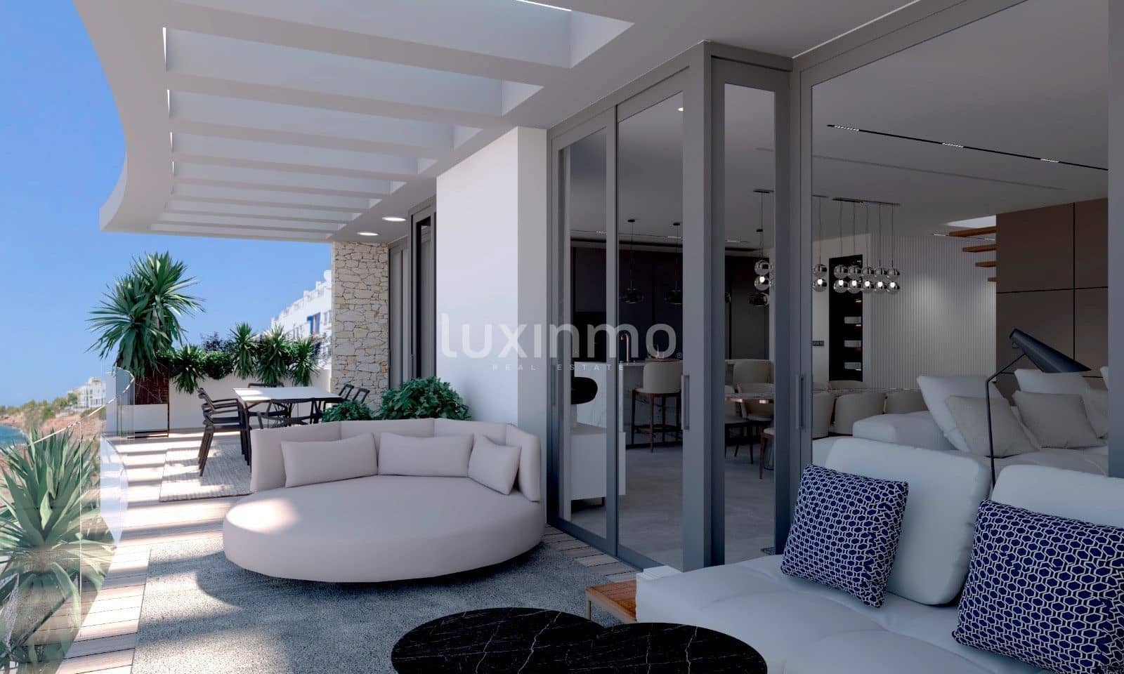 1 sypialnia Mieszkanie na sprzedaż w Sant Antoni de Portmany z basenem garażem - 530 000 € (Ref: 10079292)