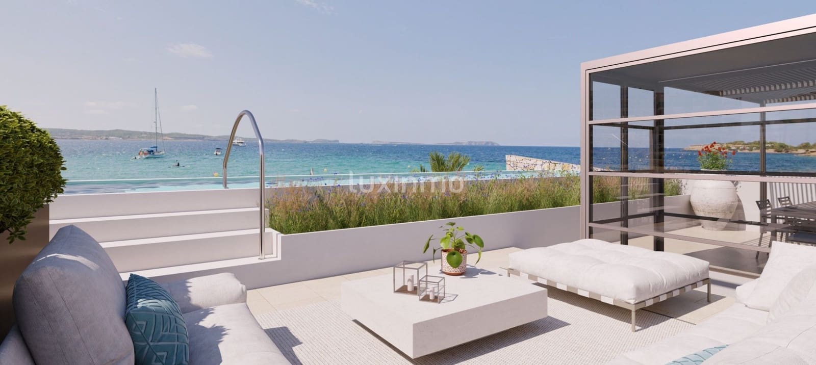 1 sypialnia Mieszkanie na sprzedaż w Sant Antoni de Portmany z basenem garażem - 530 000 € (Ref: 10079292)