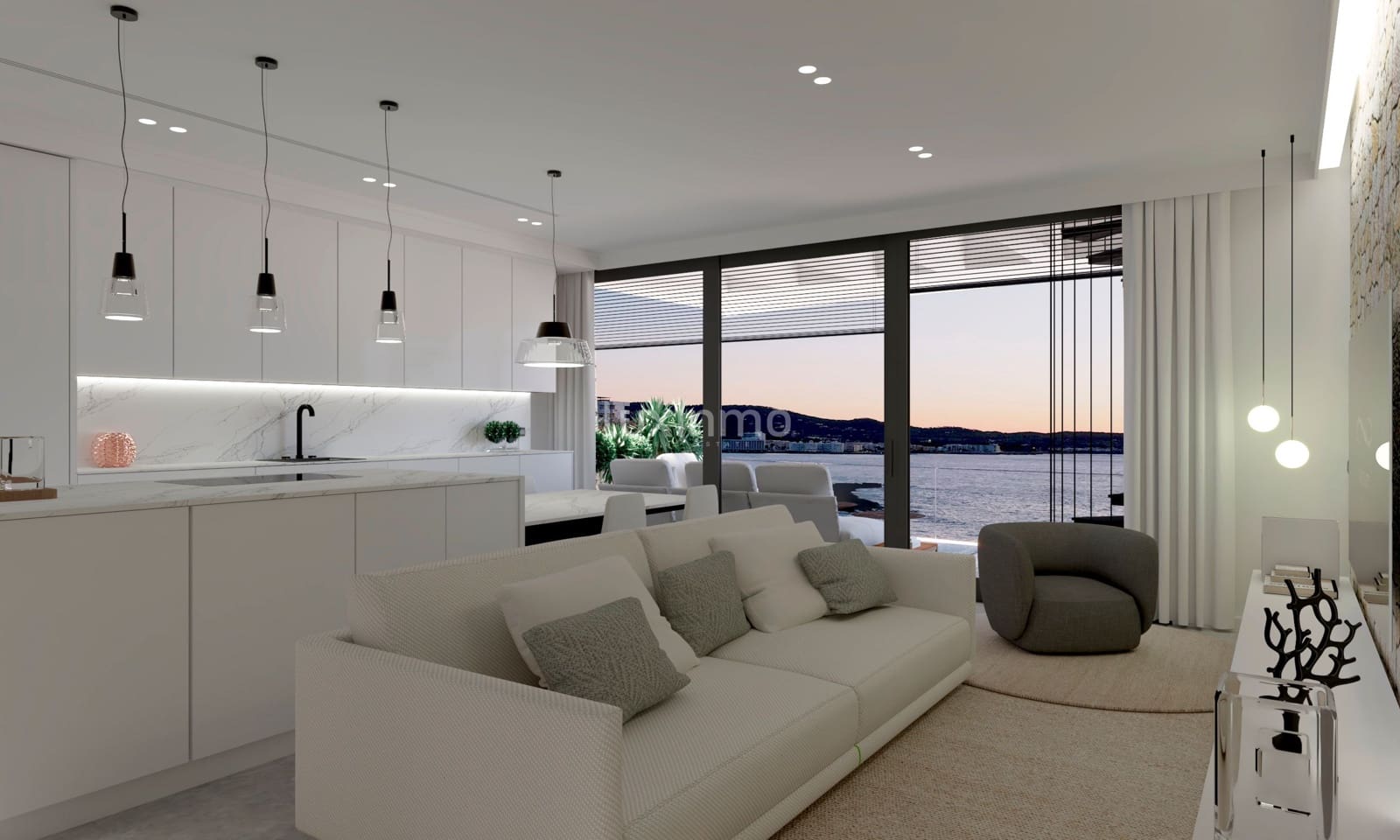 1 sypialnia Mieszkanie na sprzedaż w Sant Antoni de Portmany z basenem garażem - 530 000 € (Ref: 10079292)