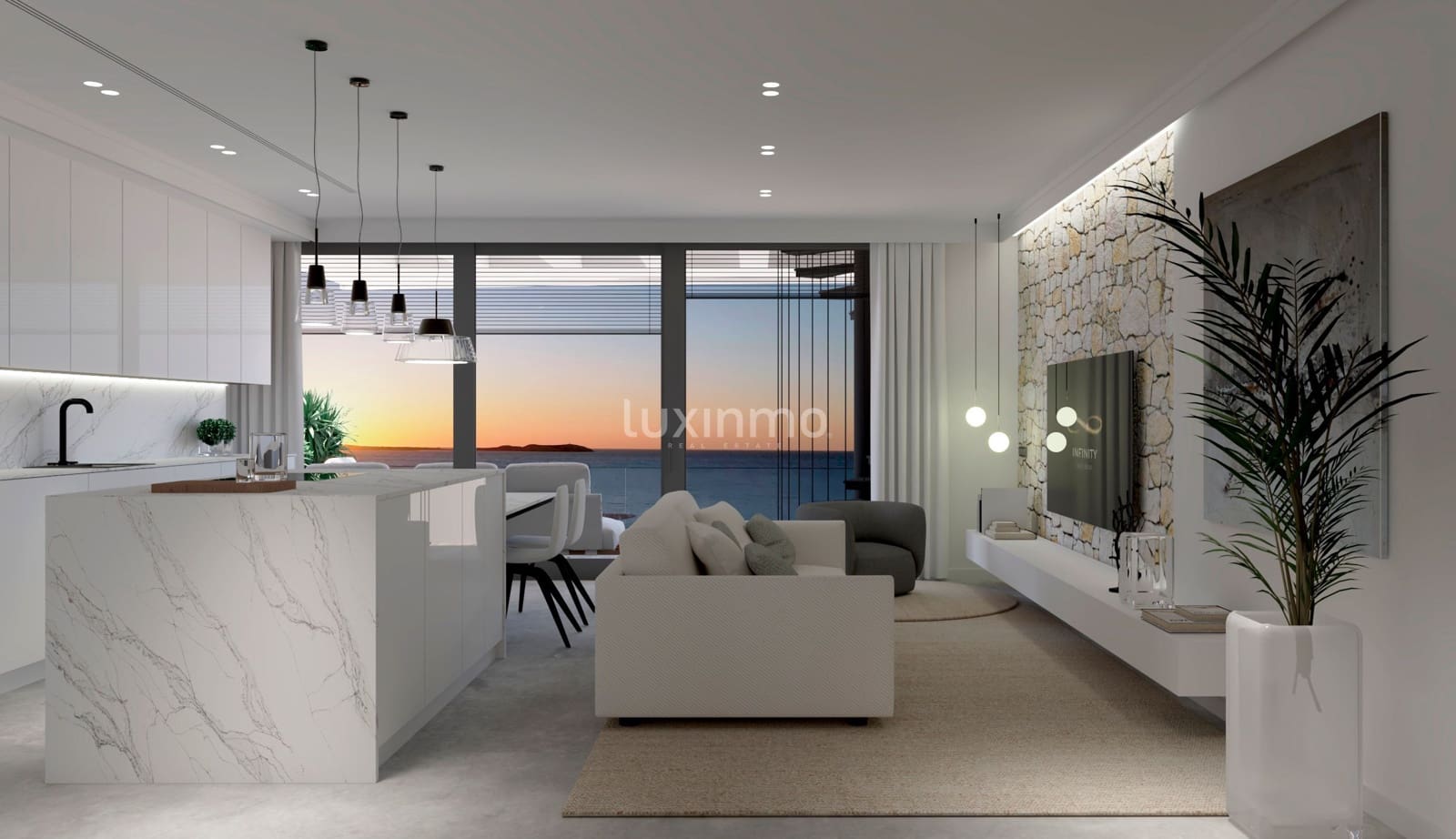 1 sypialnia Mieszkanie na sprzedaż w Sant Antoni de Portmany z basenem garażem - 530 000 € (Ref: 10079292)