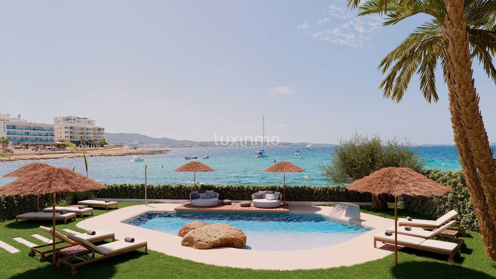 1 sypialnia Mieszkanie na sprzedaż w Sant Antoni de Portmany z basenem garażem - 530 000 € (Ref: 10079292)