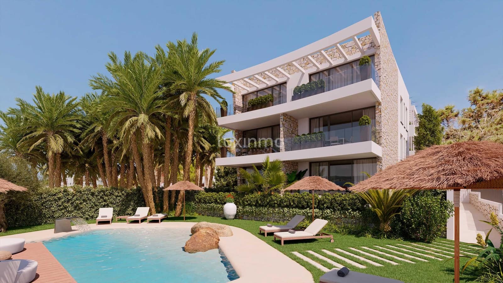 1 sypialnia Mieszkanie na sprzedaż w Sant Antoni de Portmany z basenem garażem - 530 000 € (Ref: 10079292)