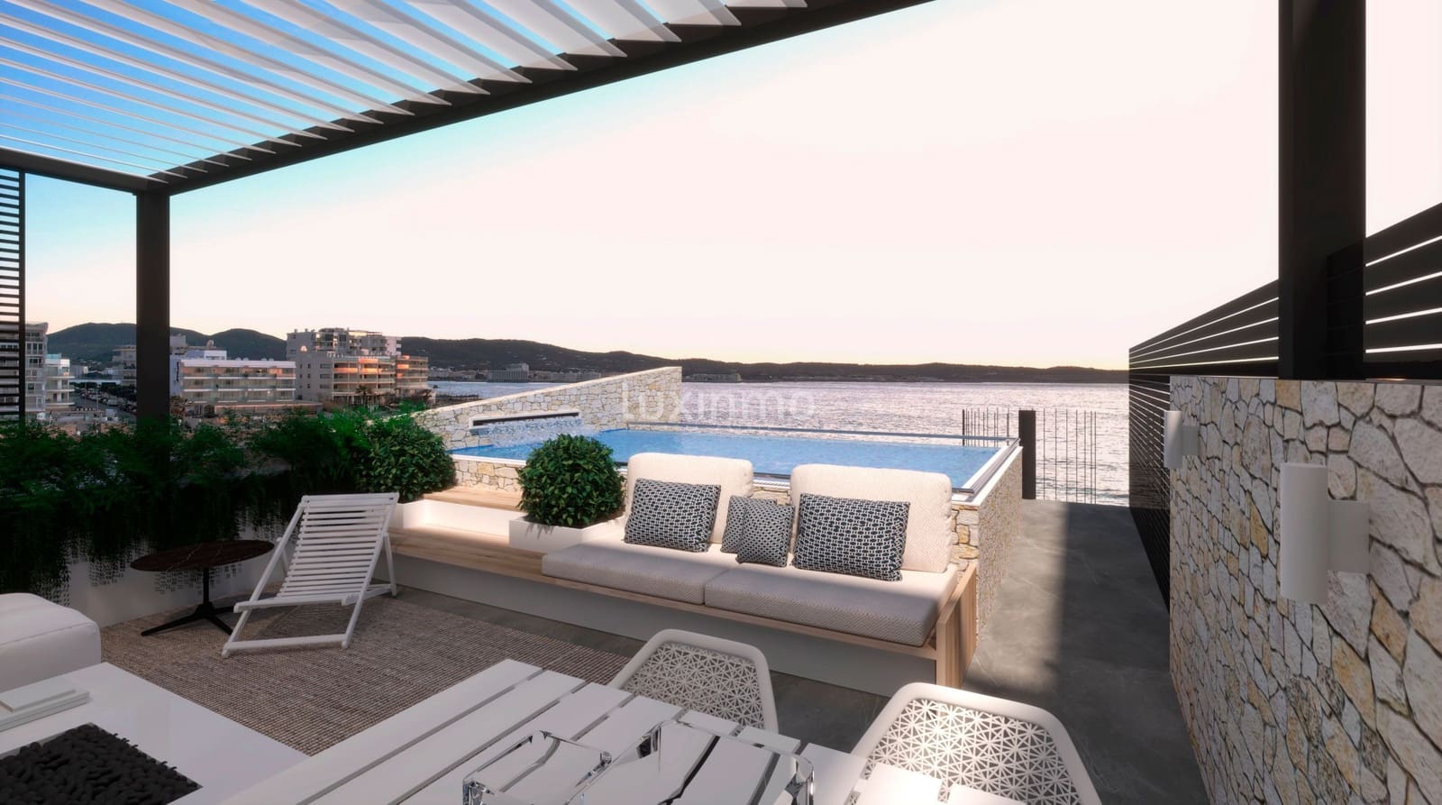 1 sypialnia Mieszkanie na sprzedaż w Sant Antoni de Portmany z basenem garażem - 530 000 € (Ref: 10079292)