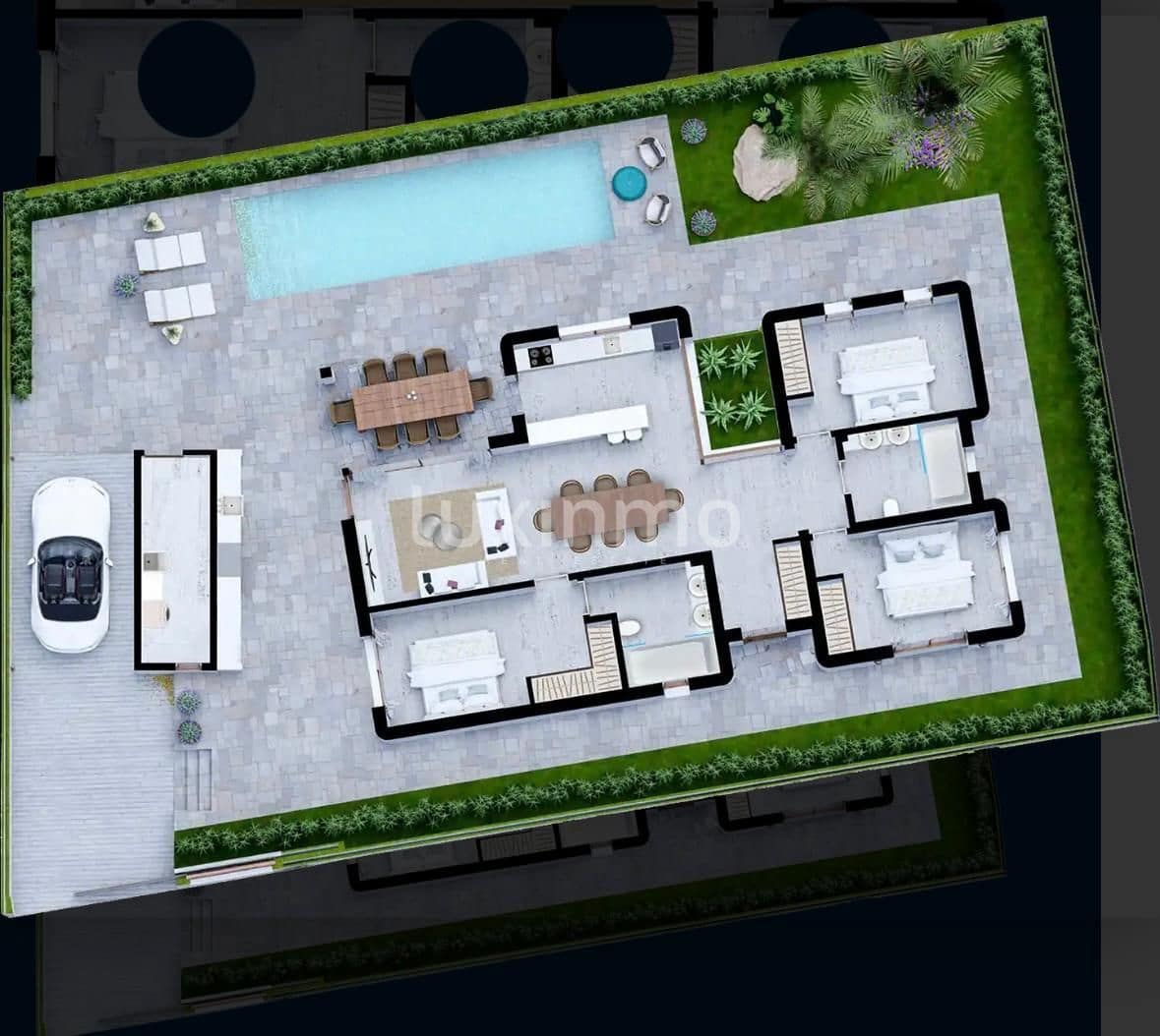 Chalet de 3 habitaciones en La Nucia en venta con piscina garaje - 625.000 € (Ref: 10079312)