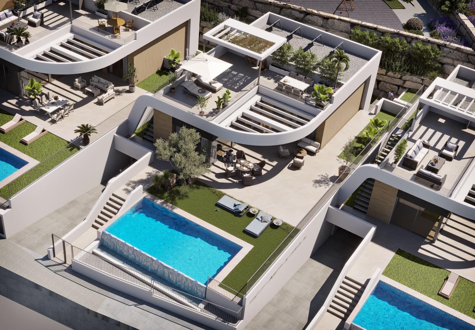 Ático de 3 habitaciones en Finestrat en venta con piscina garaje - 595.000 € (Ref: 10079329)