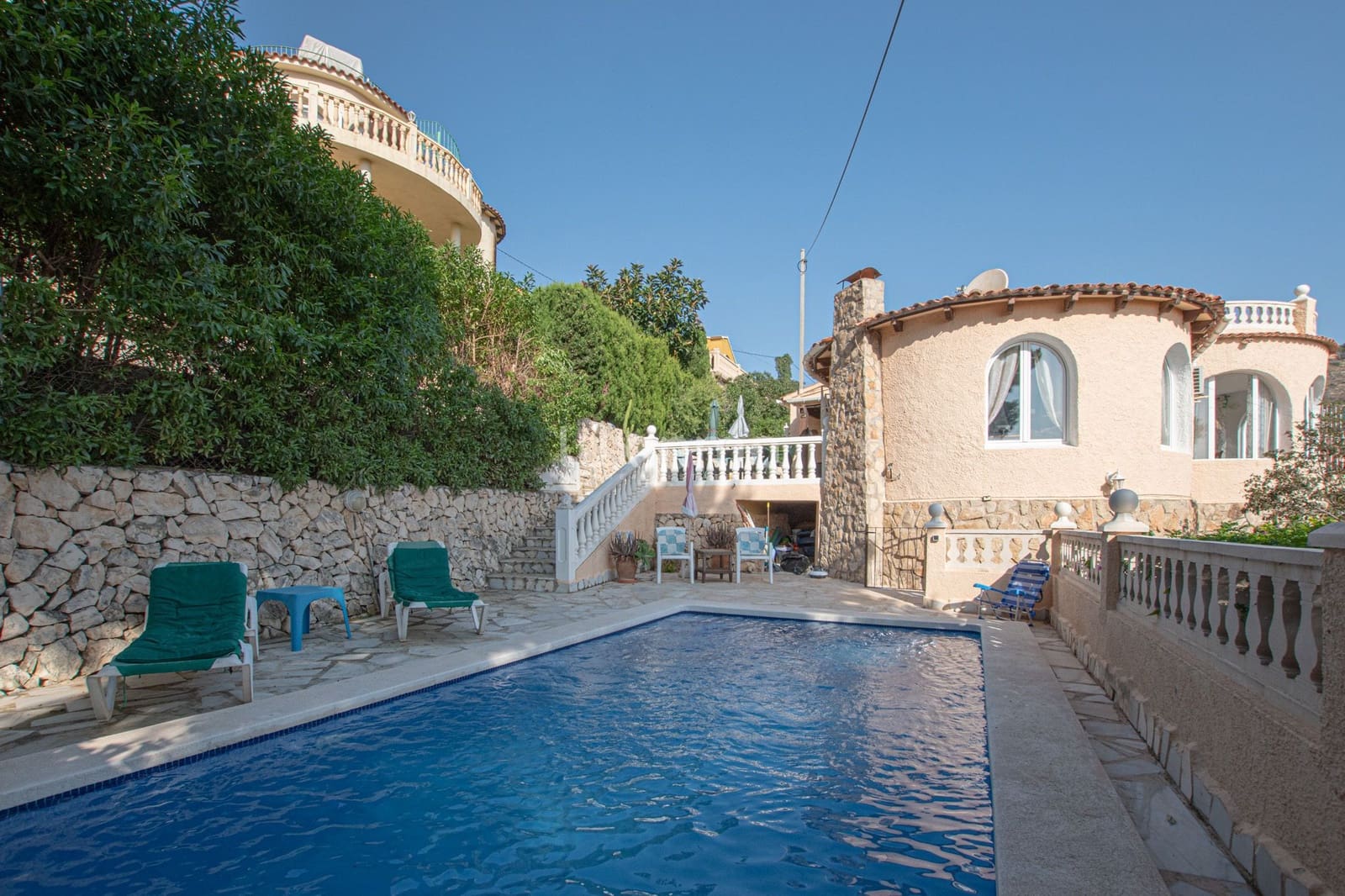 Chalet de 3 habitaciones en Calpe / Calp en venta con piscina garaje - 460.000 € (Ref: 10079335)