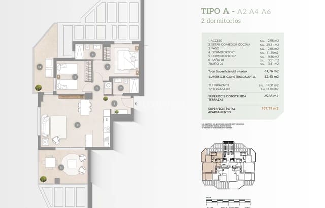 2 camera da letto Appartamento in vendita in Playa Arenal - Bol, Calpe / Calp con piscina garage - 430.000 € (Rif: 10079363)