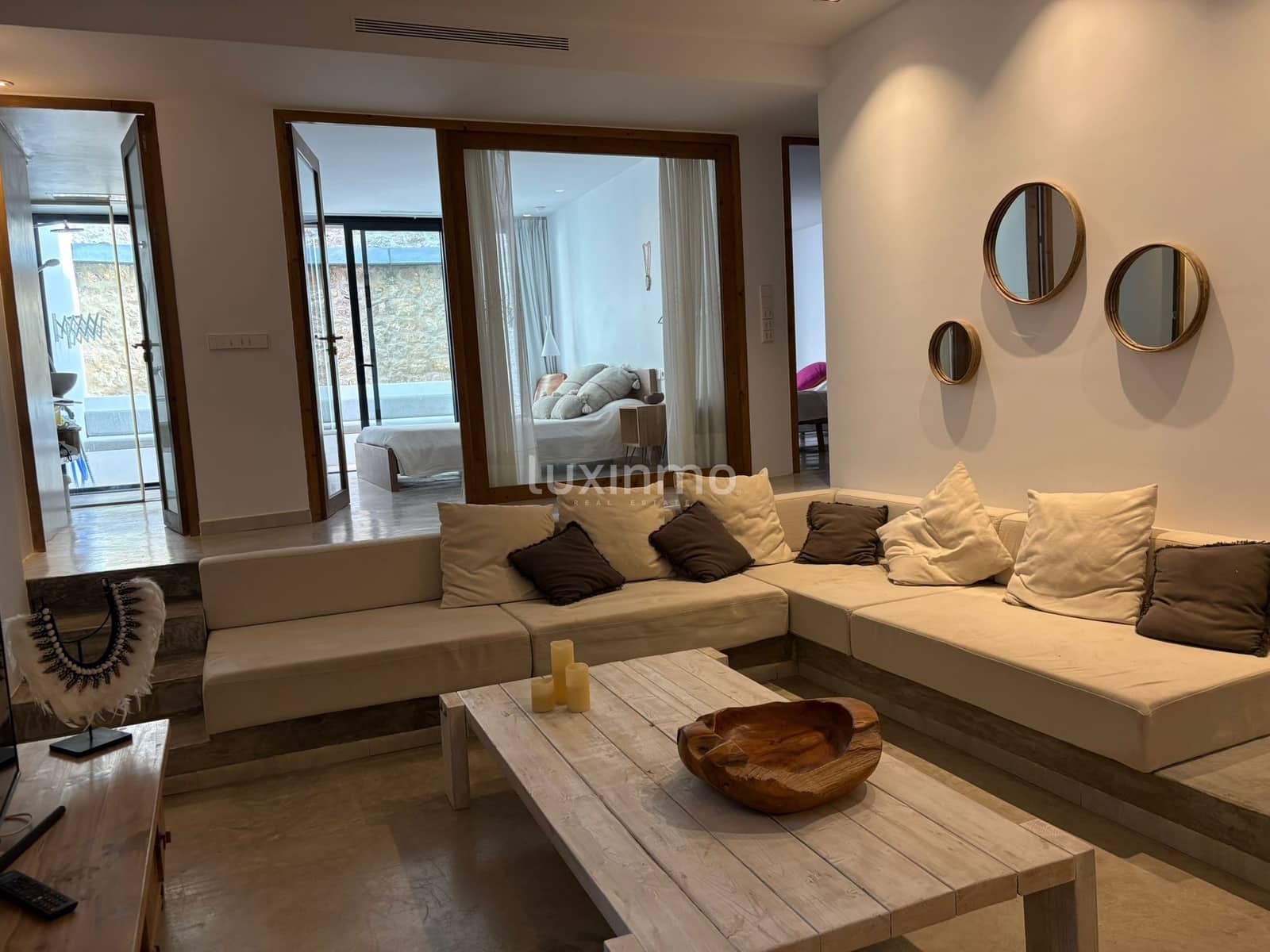 2 sypialnia Willa na sprzedaż w Cala Tarida z basenem garażem - 1 350 000 € (Ref: 10079368)