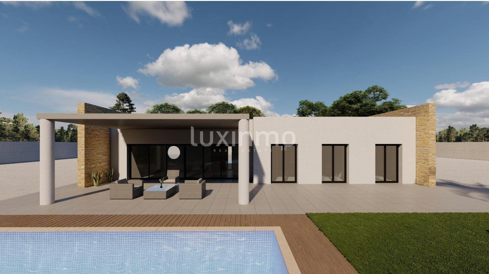 3 Zimmer Villa zu verkaufen in Pinoso mit Pool Garage - 365.000 € (Ref: 10079375)