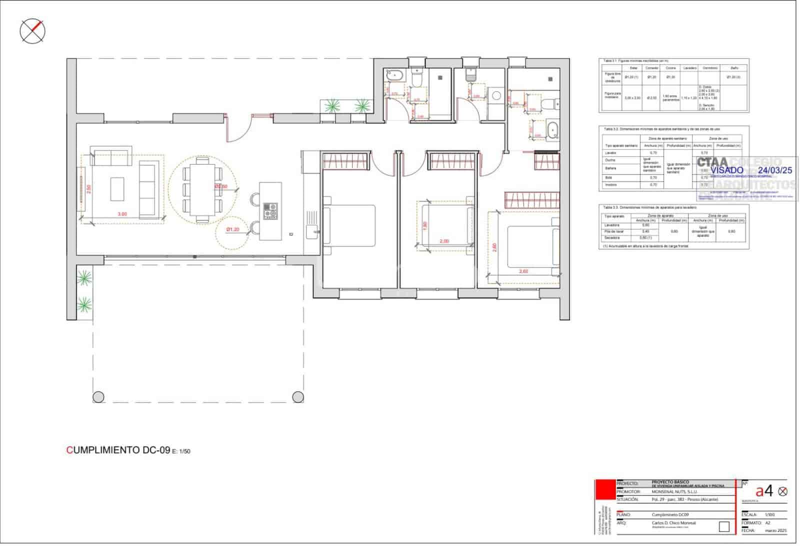 3 Zimmer Villa zu verkaufen in Pinoso mit Pool Garage - 365.000 € (Ref: 10079375)