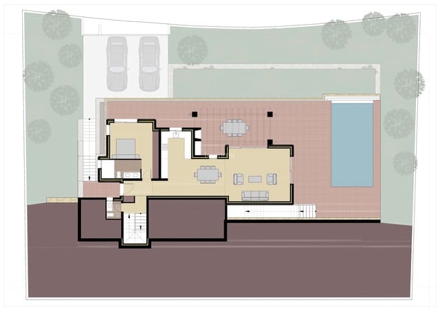 Chalet de 3 habitaciones en Javea / Xàbia en venta con piscina garaje - 1.195.000 € (Ref: 10079382)