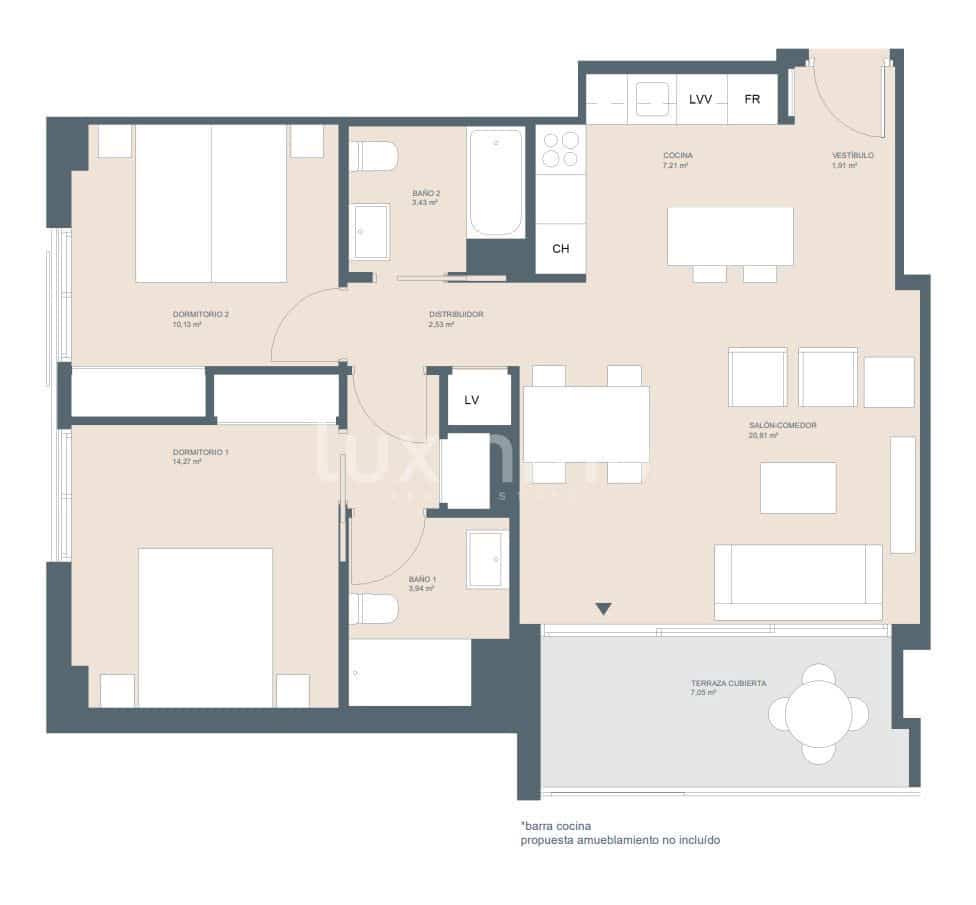 Apartamento de 2 habitaciones en Javea / Xàbia en venta con piscina garaje - 390.500 € (Ref: 10079405)