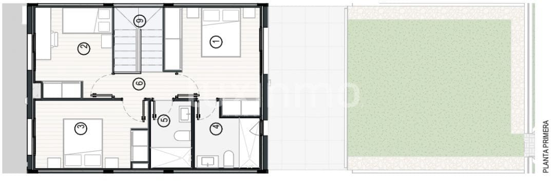 3 soveværelse Byhus til salg i Finestrat med swimmingpool garage - € 450.000 (Ref: 10079435)