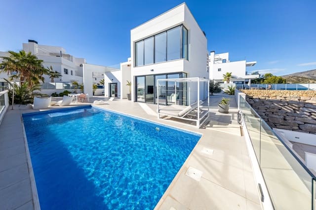3 slaapkamer Villa te huur in Finestrat met zwembad garage - € 4.500 (Ref: 10079438)