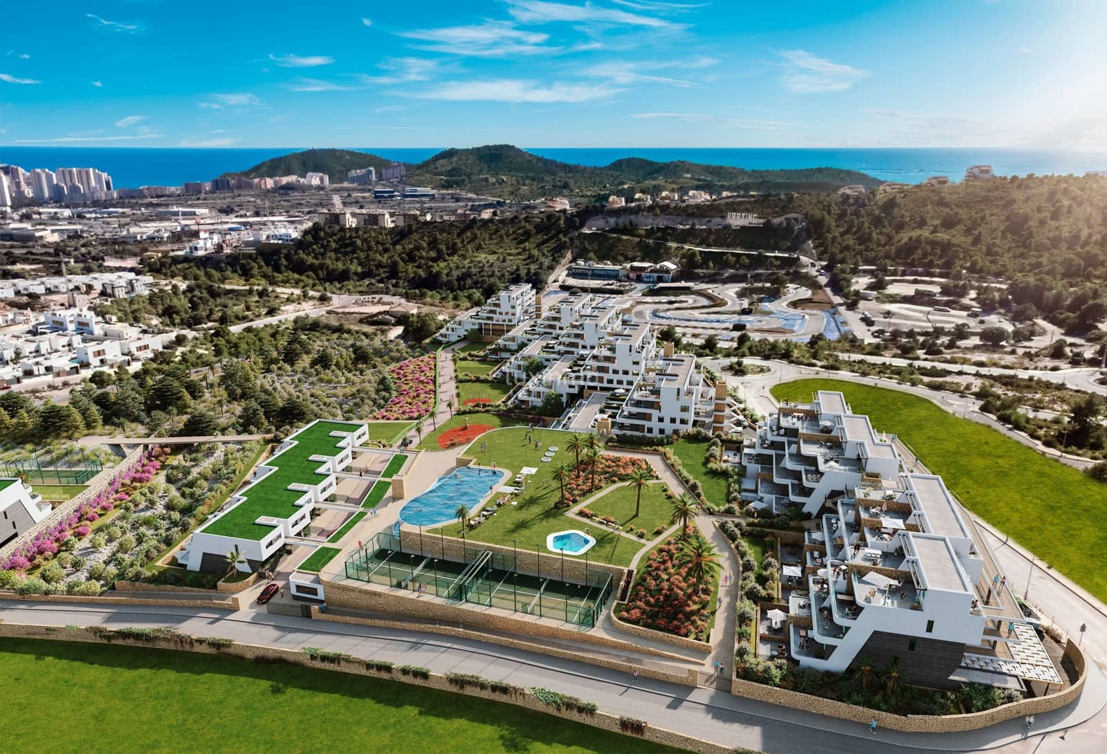 2 Zimmer Apartment zu verkaufen in Finestrat mit Pool Garage - 550.000 € (Ref: 10079456)