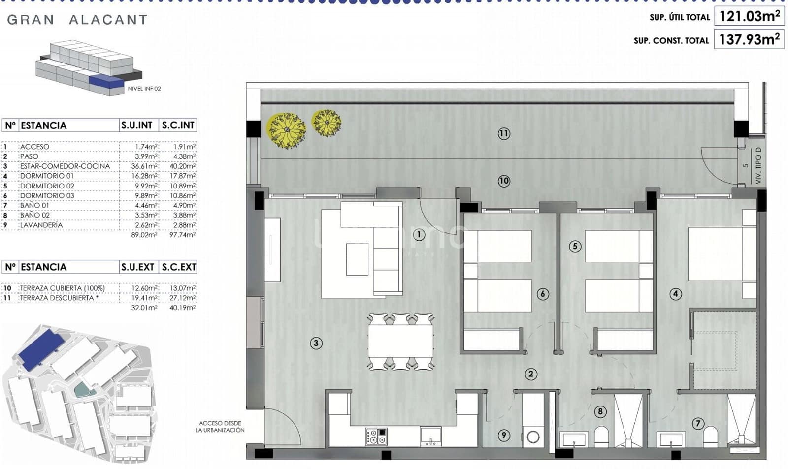 3 chambre Appartement à vendre à Gran Alacant avec piscine garage - 405 000 € (Ref: 10079467)