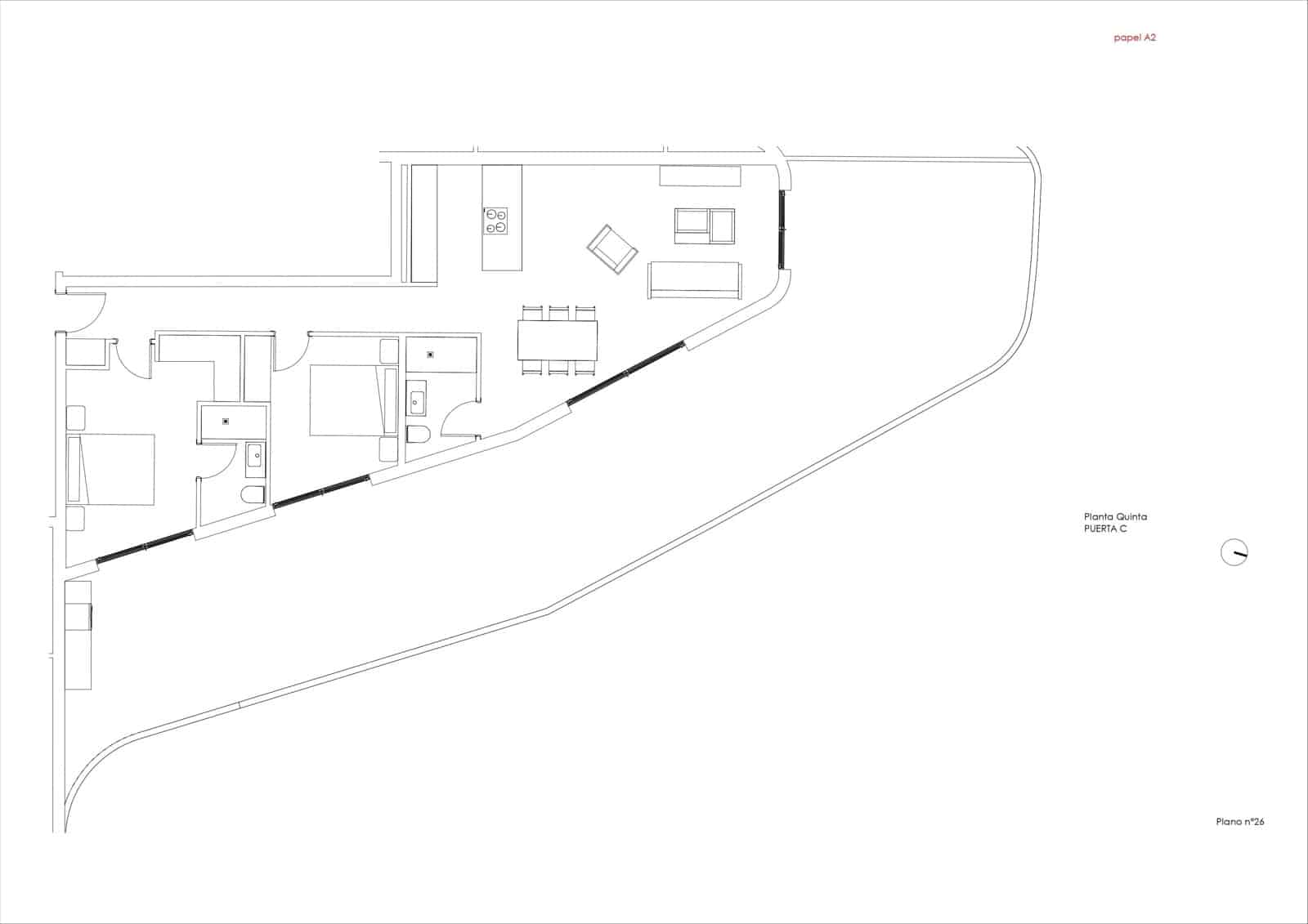 2 quarto Penthouse para venda em Calpe / Calp com piscina - 748 370 € (Ref: 10079479)