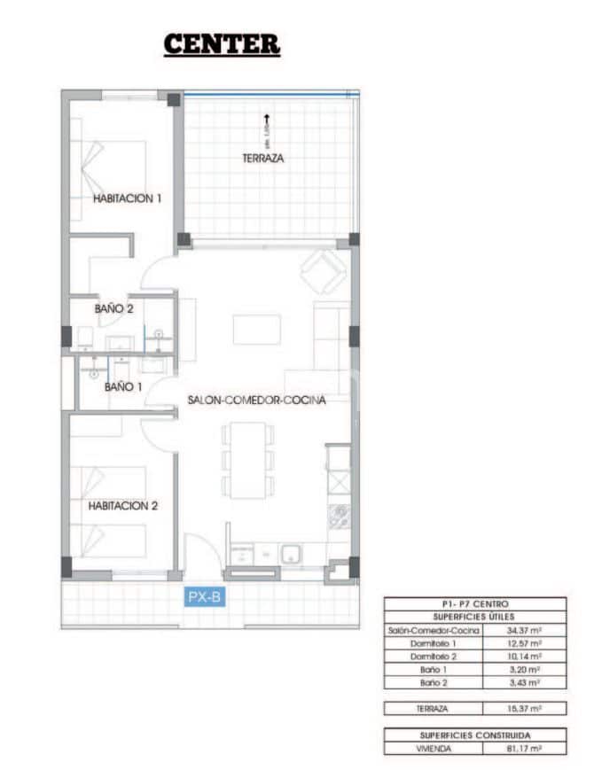 2 slaapkamer Appartement te koop in Finestrat met zwembad garage - € 349.000 (Ref: 10079483)