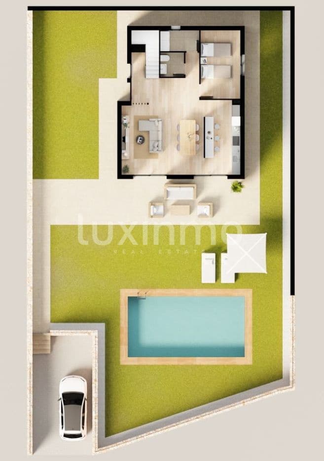 4 sypialnia Willa na sprzedaż w Finestrat z basenem garażem - 555 000 € (Ref: 10079493)