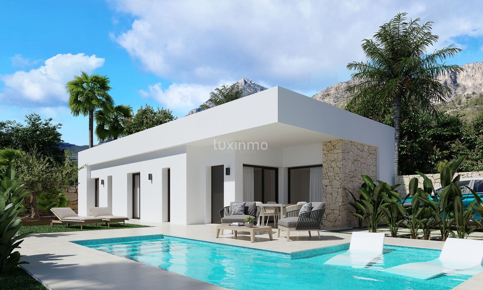 3 soveværelse Villa til salg i Finestrat med swimmingpool garage - € 479.000 (Ref: 10079494)