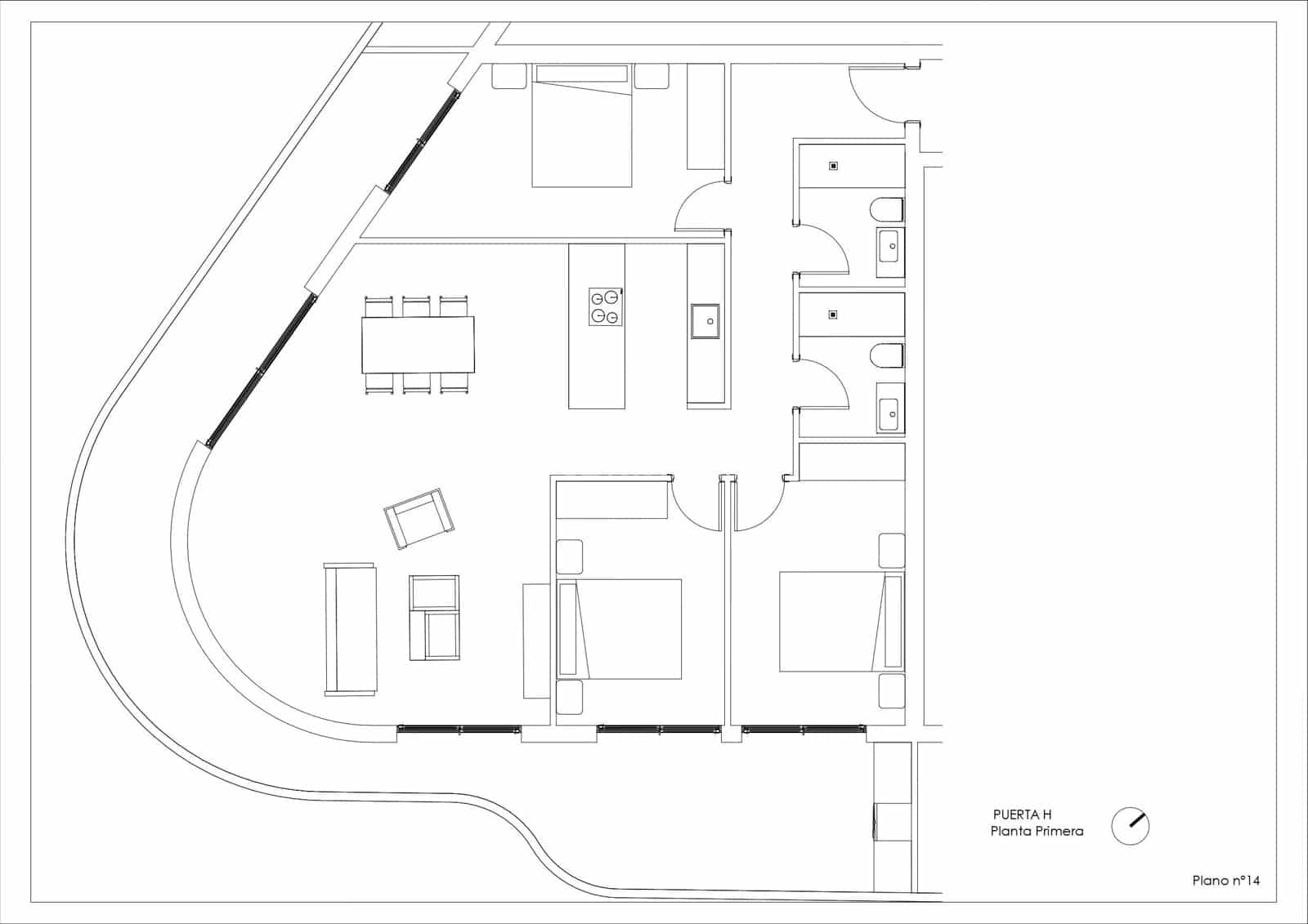 3 Zimmer Apartment zu verkaufen in Calpe / Calp mit Pool - 450.000 € (Ref: 10079568)