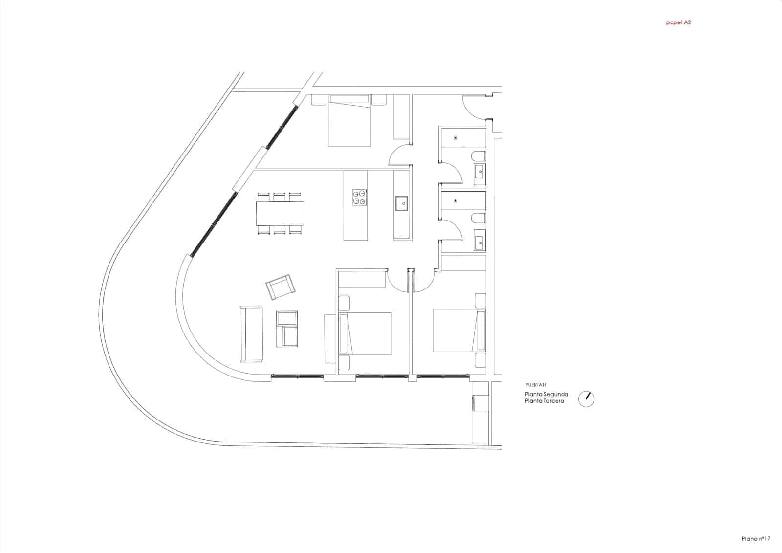 3 sypialnia Apartament na sprzedaż w Calpe / Calp z basenem - 539 261 € (Ref: 10079569)