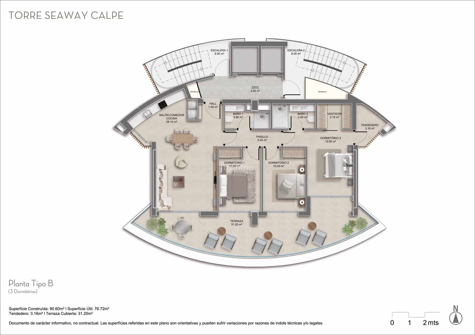 3 bedroom Flat for sale in Calpe / Calp with pool garage - € 645,000 (Ref: 10079570)