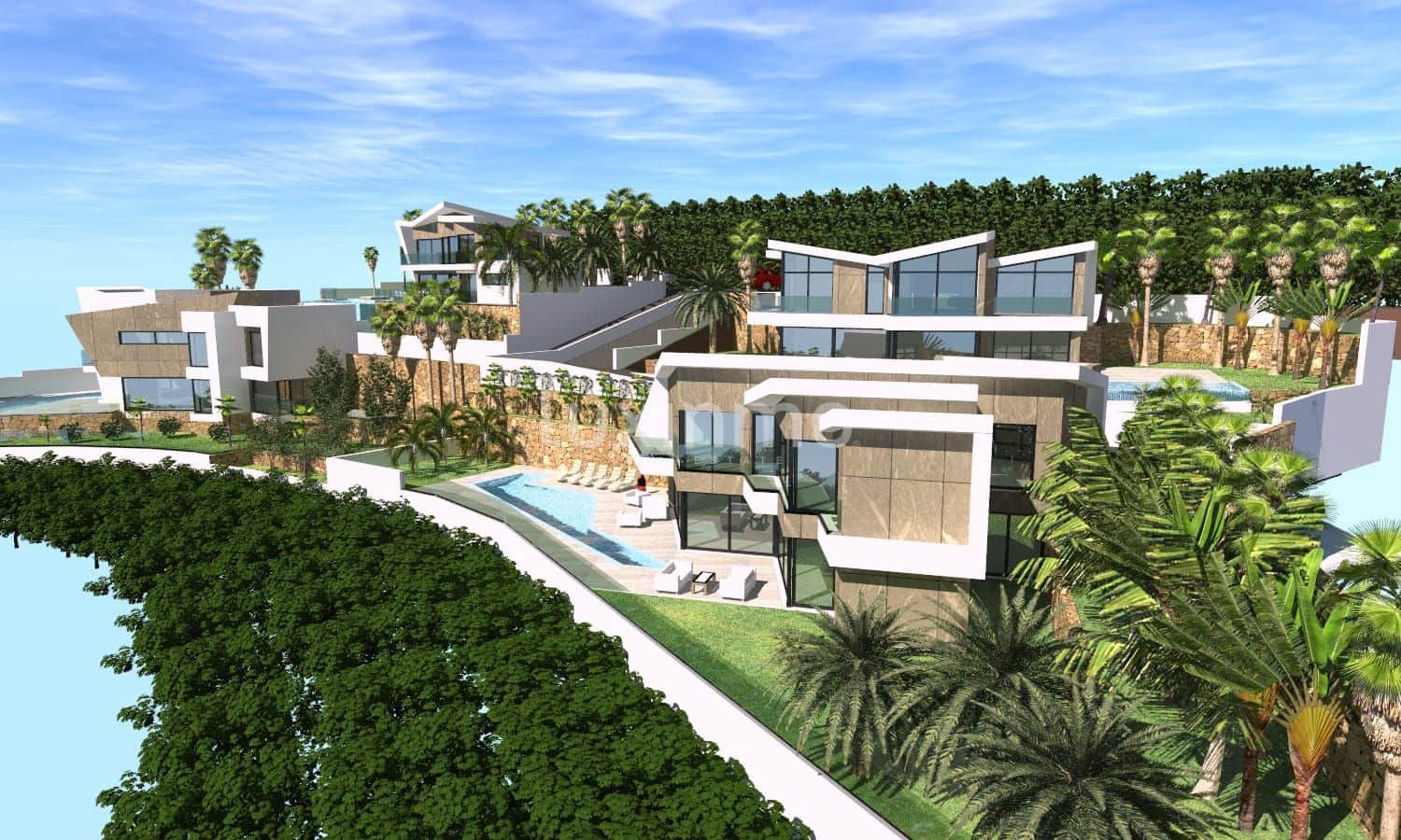 Chalet de 4 habitaciones en Calpe / Calp en venta con piscina garaje - 1.400.000 € (Ref: 10079609)