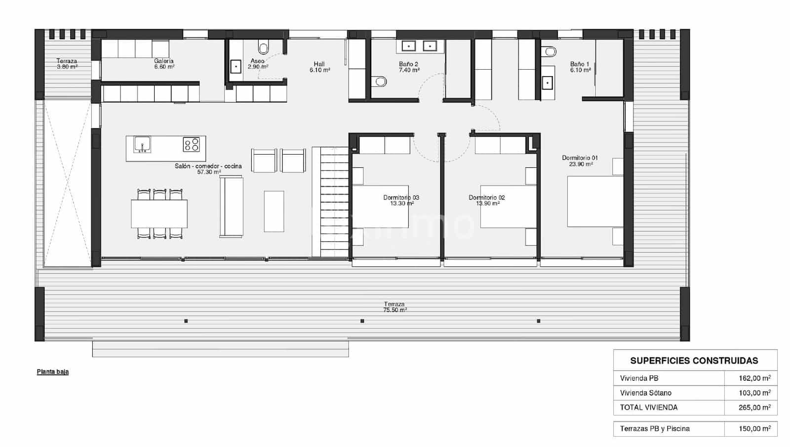 3 camera da letto Villa in vendita in Orihuela con piscina garage - 1.385.000 € (Rif: 10079611)