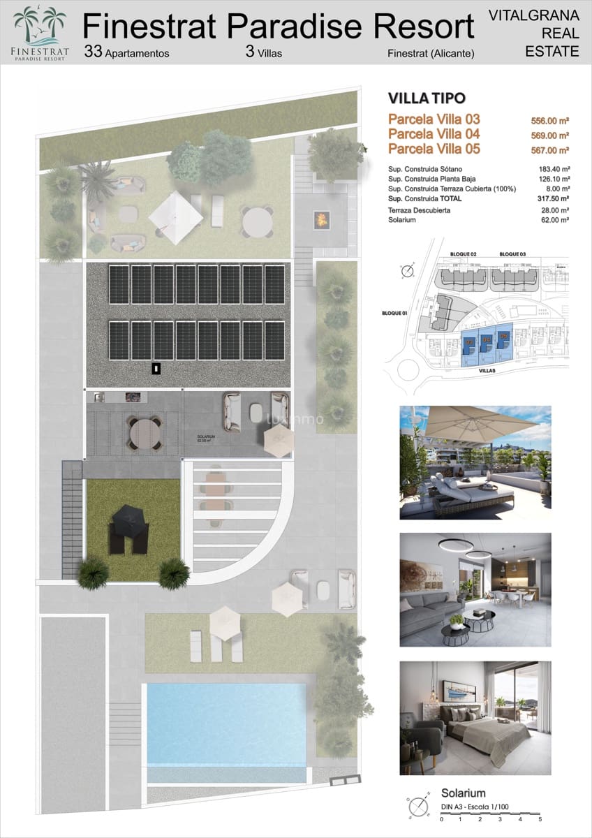 4 sypialnia Willa na sprzedaż w Finestrat z basenem garażem - 1 150 000 € (Ref: 10079627)