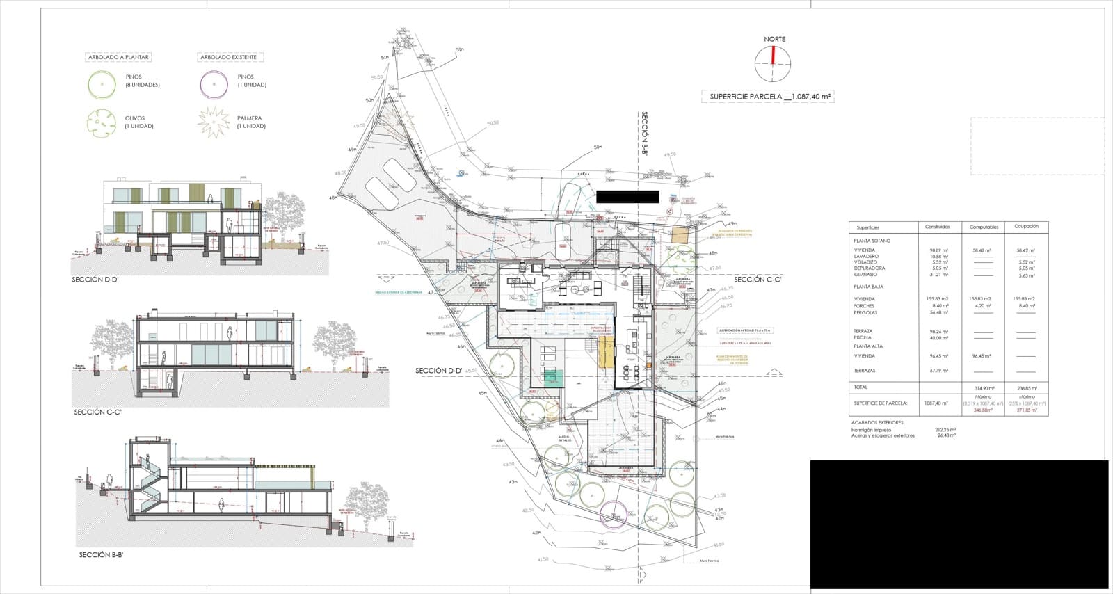 5 soverom Villa til salgs i Teulada med svømmebasseng garasje - € 2 100 000 (Ref: 10079642)