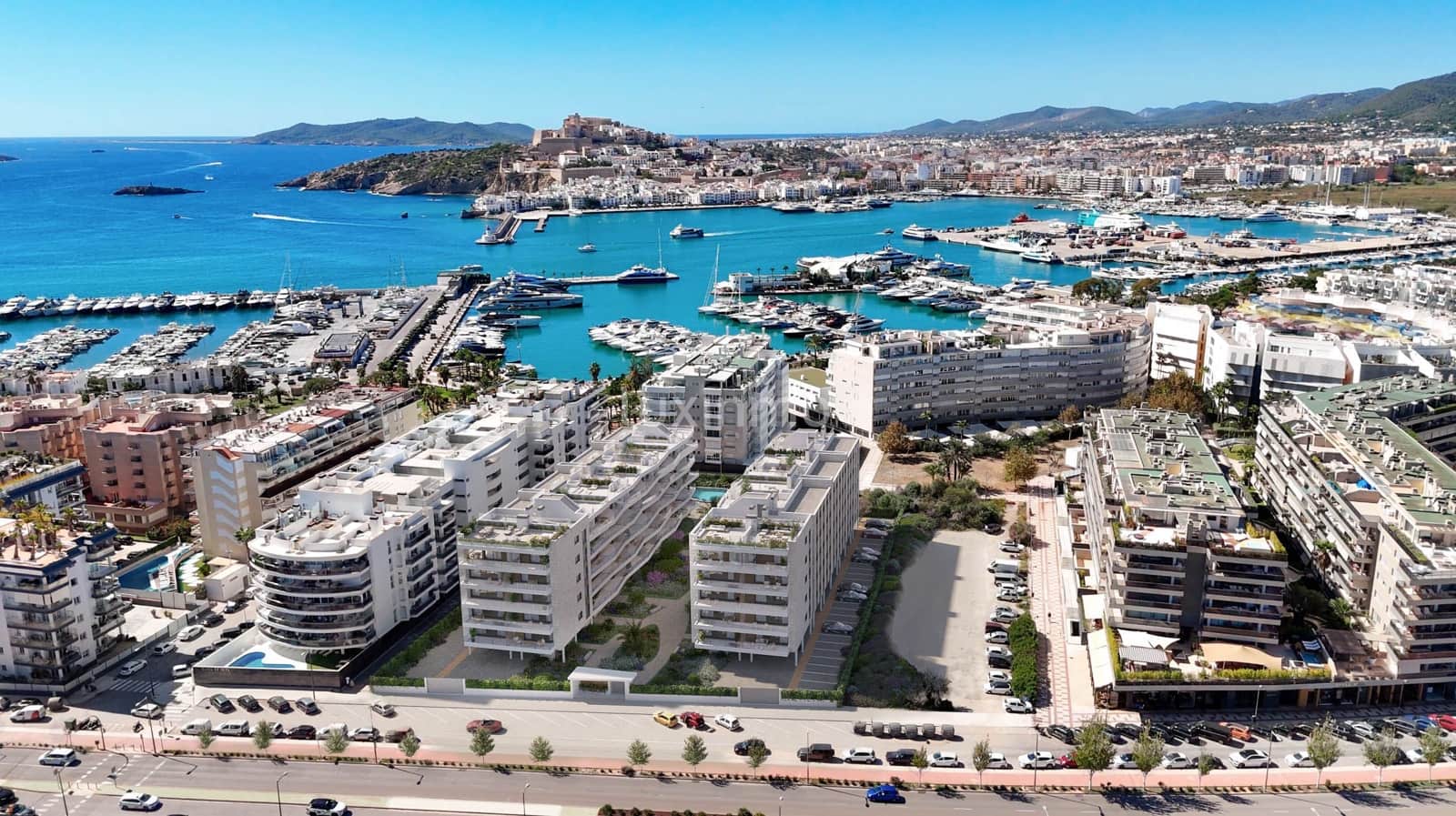 2 soveværelse Lejlighed til salg i Ibiza by med swimmingpool garage - € 1.004.410 (Ref: 10079644)