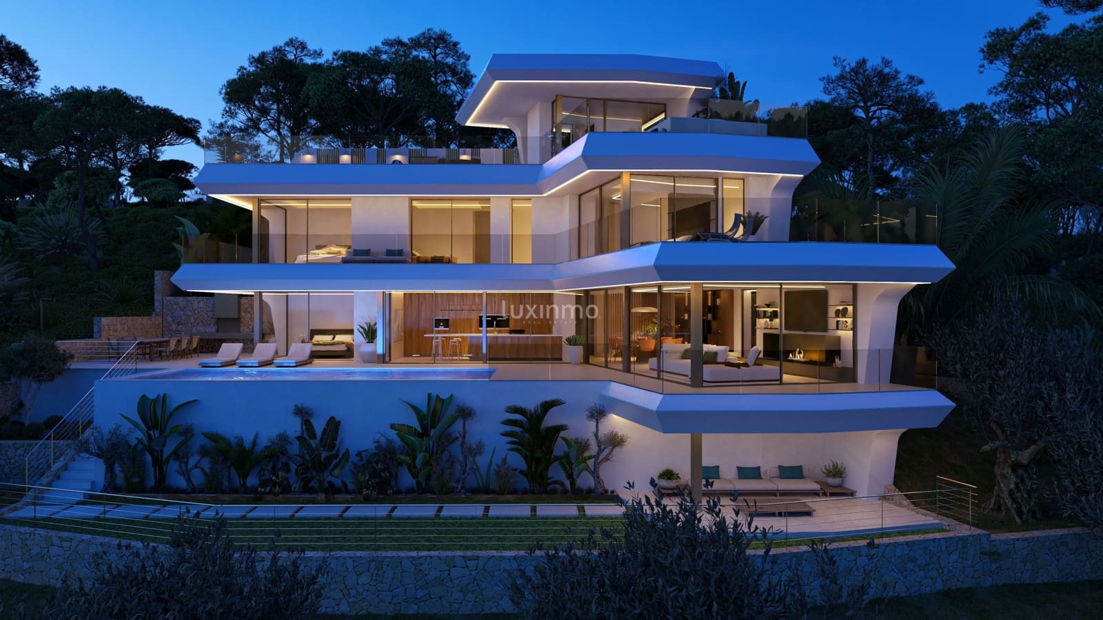 Chalet de 4 habitaciones en Altea en venta con piscina garaje - 2.250.000 € (Ref: 10079664)