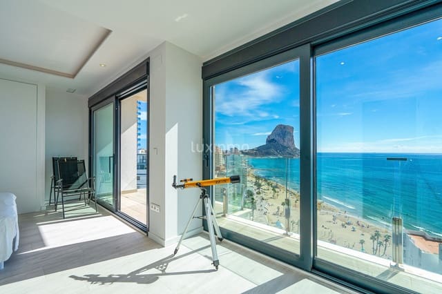 3 makuuhuone Kattohuoneisto myytävänä paikassa Playa Arenal - Bol, Calpe / Calp mukana uima-altaan 
autotalli - 1 999 000 € (Ref: 10079680)