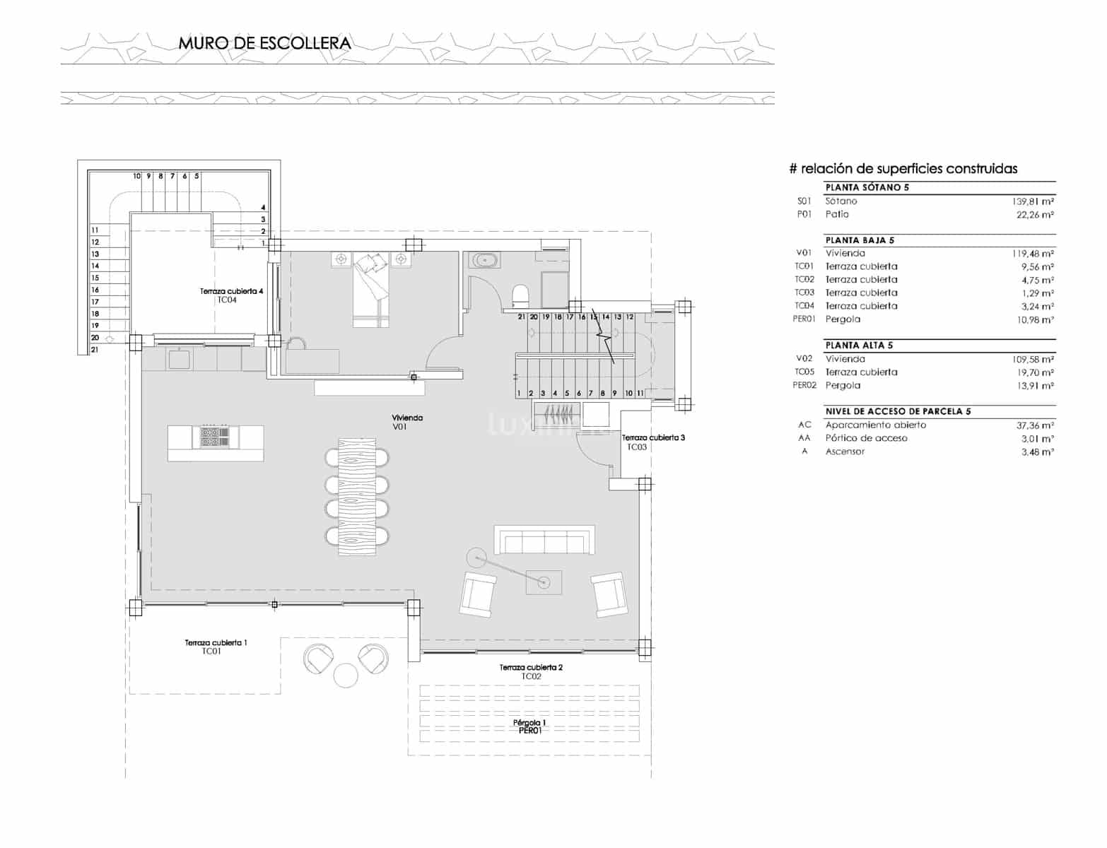 Chalet de 5 habitaciones en Finestrat en venta con piscina garaje - 1.875.000 € (Ref: 10079714)