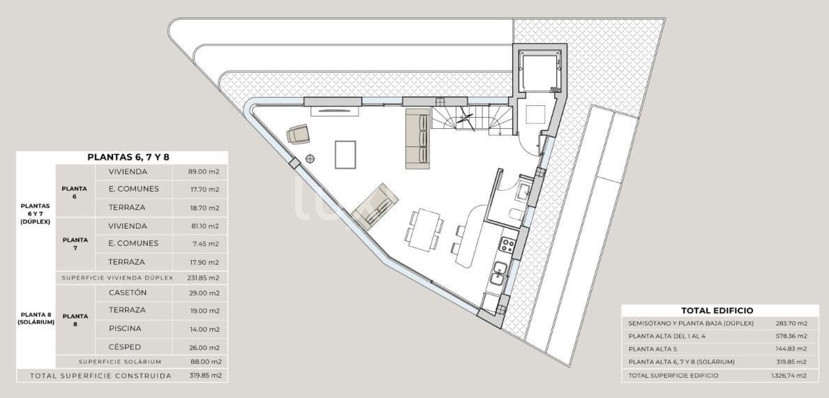 Apartamento de 3 habitaciones en Finestrat en venta con piscina garaje - 2.900.000 € (Ref: 10079740)