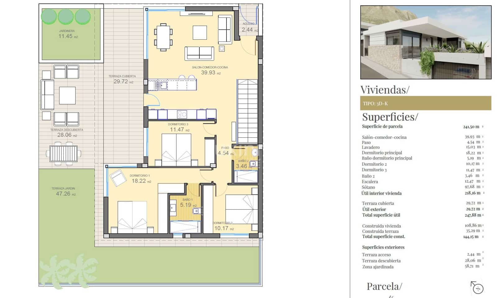 3 quarto Moradia para venda em Polop com piscina garagem - 480 000 € (Ref: 10079746)
