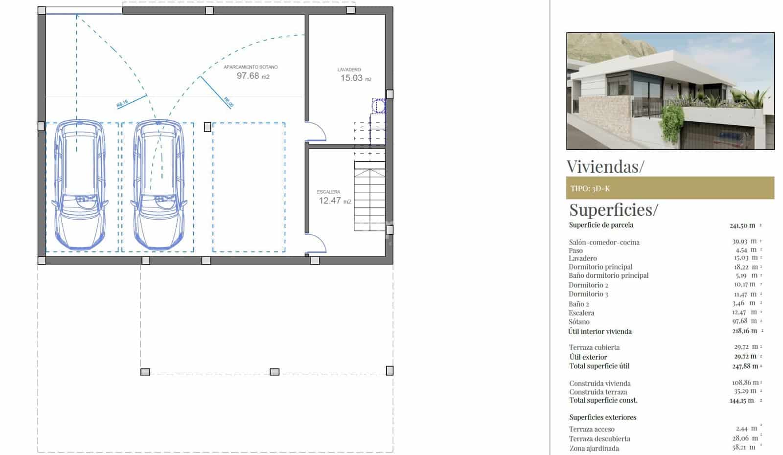 3 quarto Moradia para venda em Polop com piscina garagem - 480 000 € (Ref: 10079746)