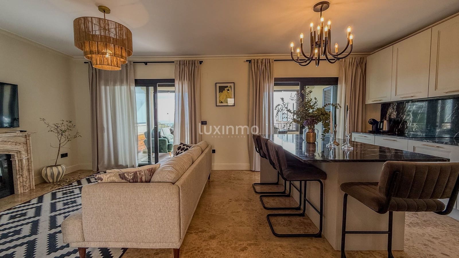 3 camera da letto Villetta a Schiera da affittare in Altea con piscina garage - 2.800 € (Rif: 10079753)