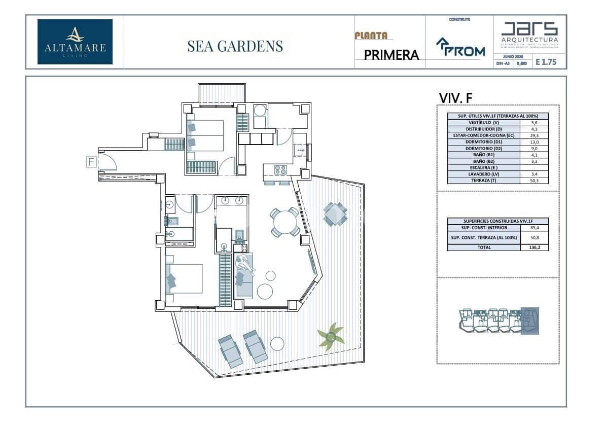 2 sovrum Lägenhet till salu i Benidorm med pool garage - 515 000 € (Ref: 10130902)