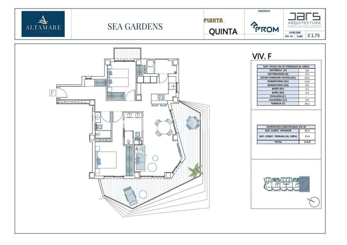2 Zimmer Wohnung zu verkaufen in La Villajoyosa / Vila Joiosa mit Pool Garage - 560.000 € (Ref: 10130903)