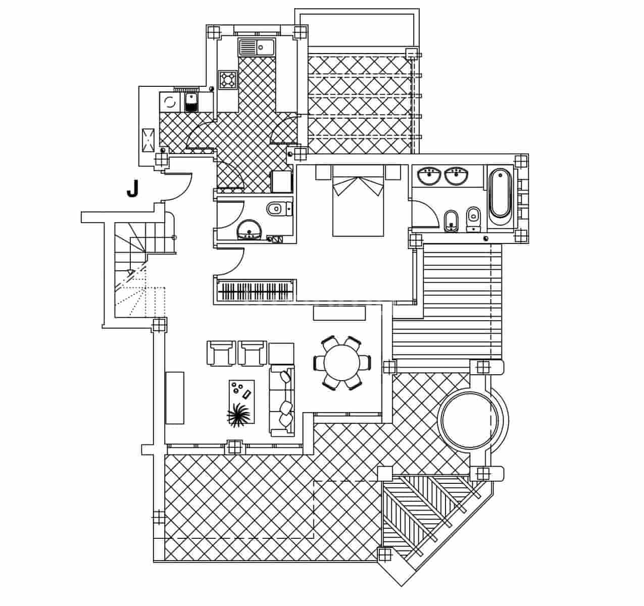 3 Zimmer Penthouse zu verkaufen in Finestrat mit Pool Garage - 525.000 € (Ref: 10158488)