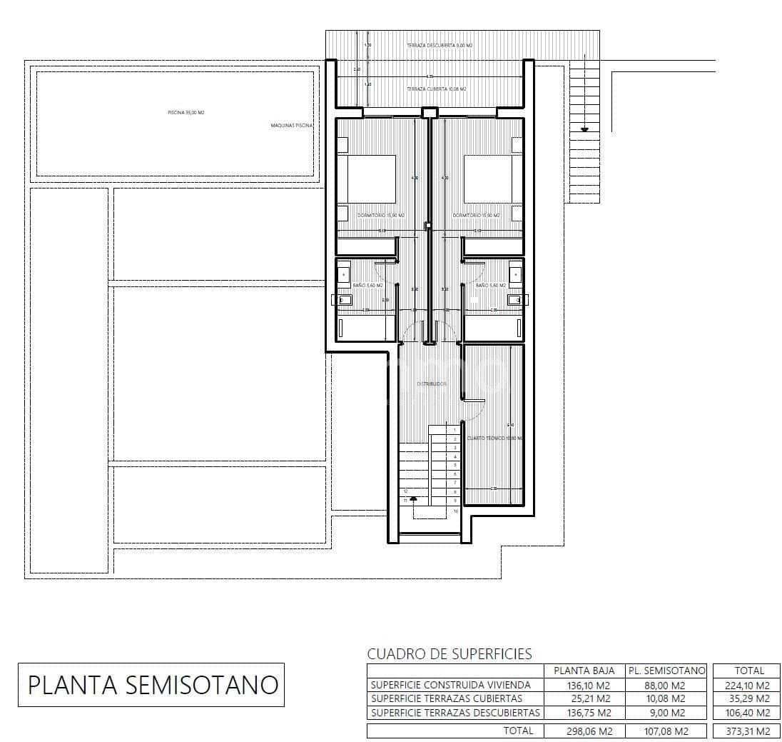 Chalet de 4 habitaciones en Dénia en venta con piscina garaje - 1.380.000 € (Ref: 10167235)