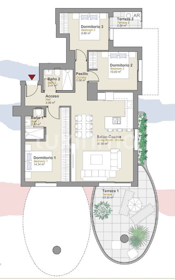 3 soverom Leilighet til salgs i Calpe / Calp med svømmebasseng garasje - € 580 000 (Ref: 7738873)