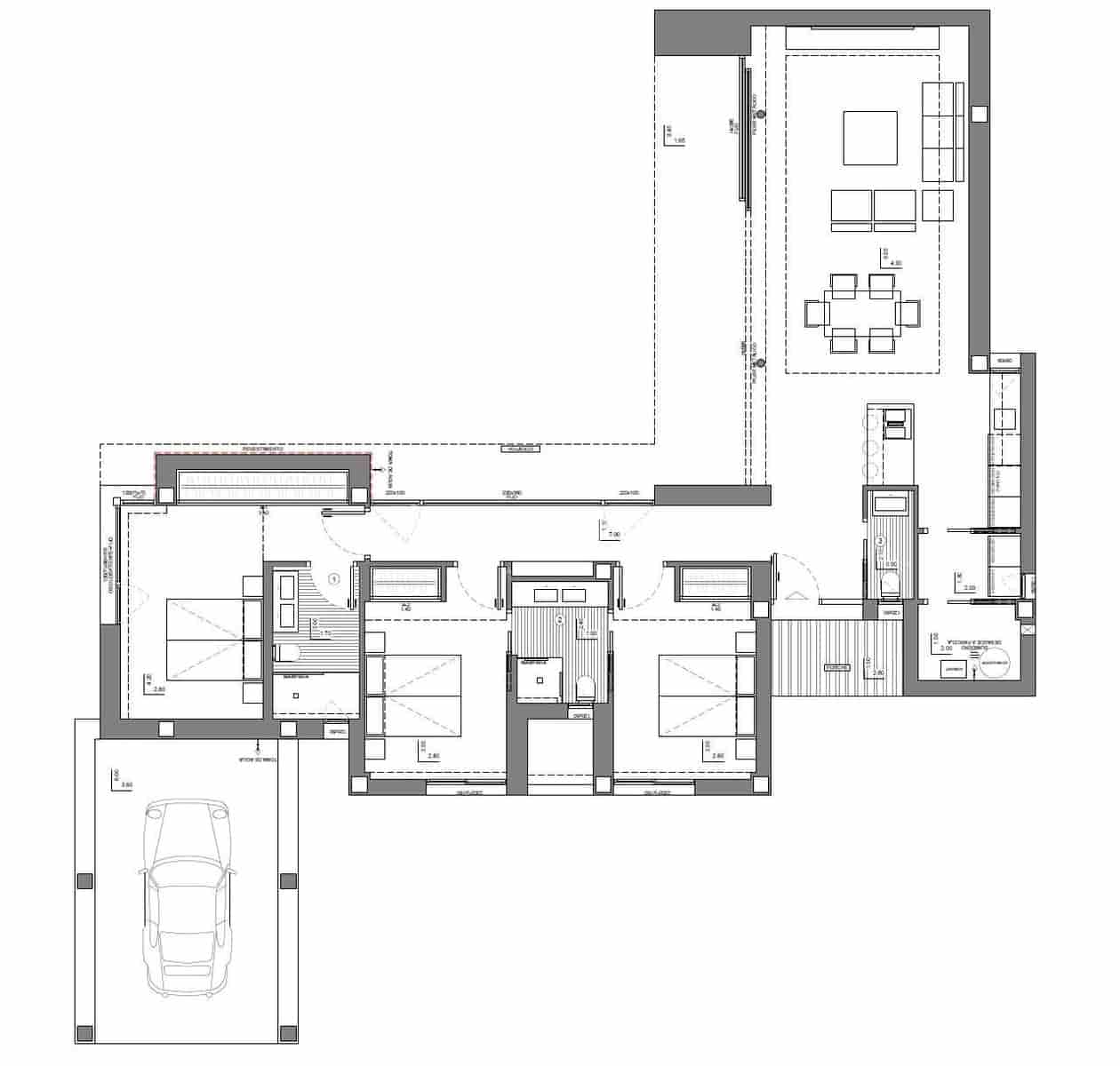 Chalet de 4 habitaciones en Benitachell / Benitatxell en venta con garaje - 1.375.000 € (Ref: 8694651)