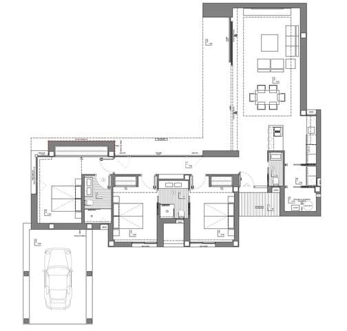 Chalet de 4 habitaciones en Benitachell / Benitatxell en venta con garaje - 1.375.000 € (Ref: 8694651)